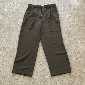 Aritzia WILFRED EFFORTLESS PANTS in olive colorsize 12
